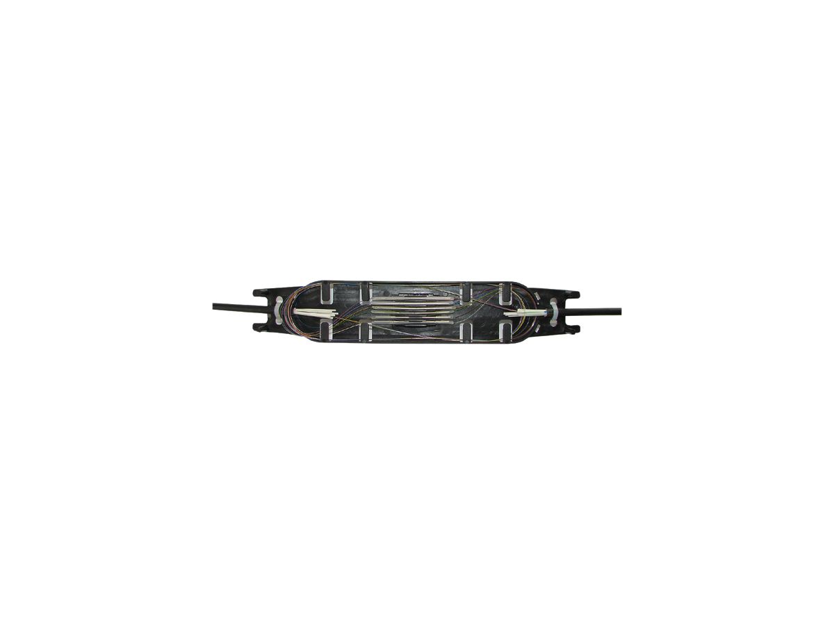 Kabelmuffe Demelectric 69×320mm, 3×M16 für 24 Fasern, spleiss