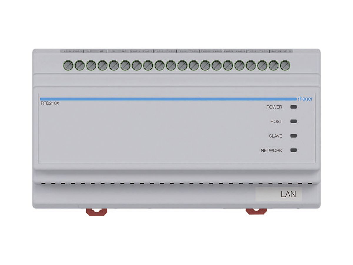 Switch Hager 9TE mit LED-Anzeige