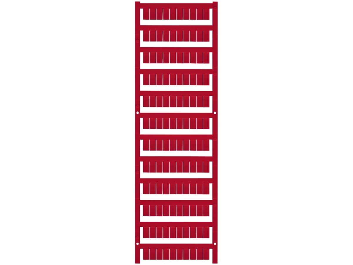 Klemmenmarkierer Weidmüller MultiCard WS 10×6mm PA66 rot