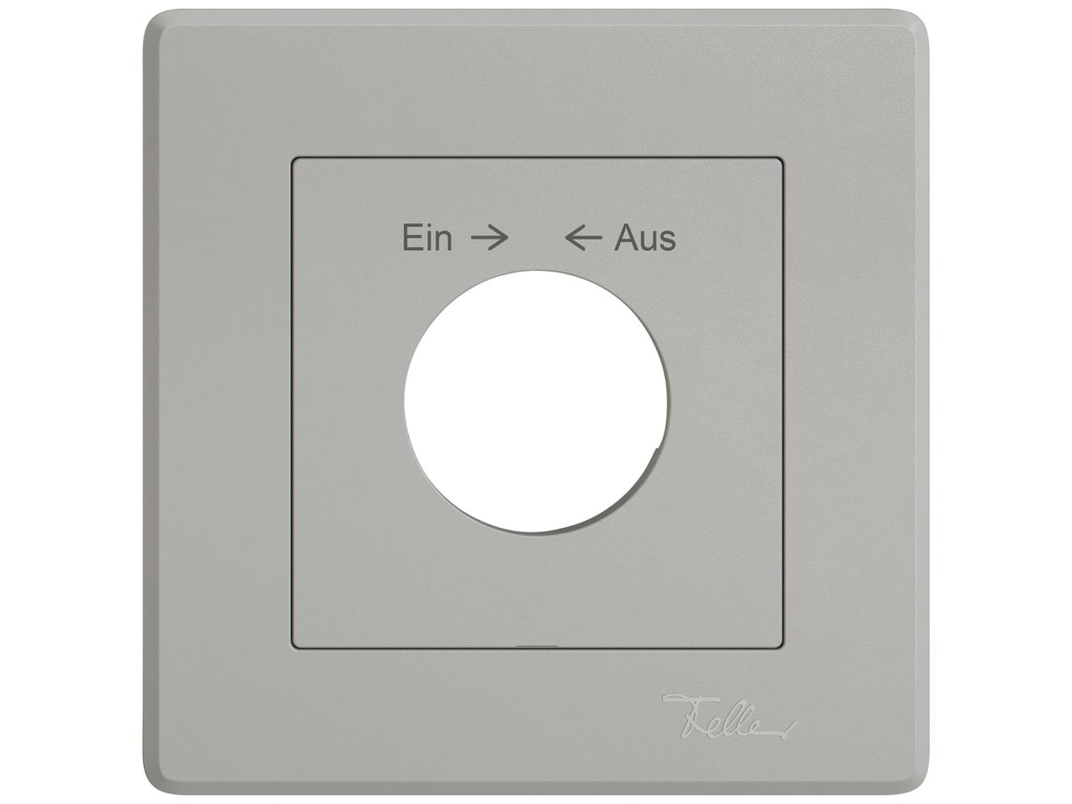 UP-Montageset EDIZIO.liv SNAPFIX® f.Drehschalter m.Schloss Ein → ← Aus hgu
