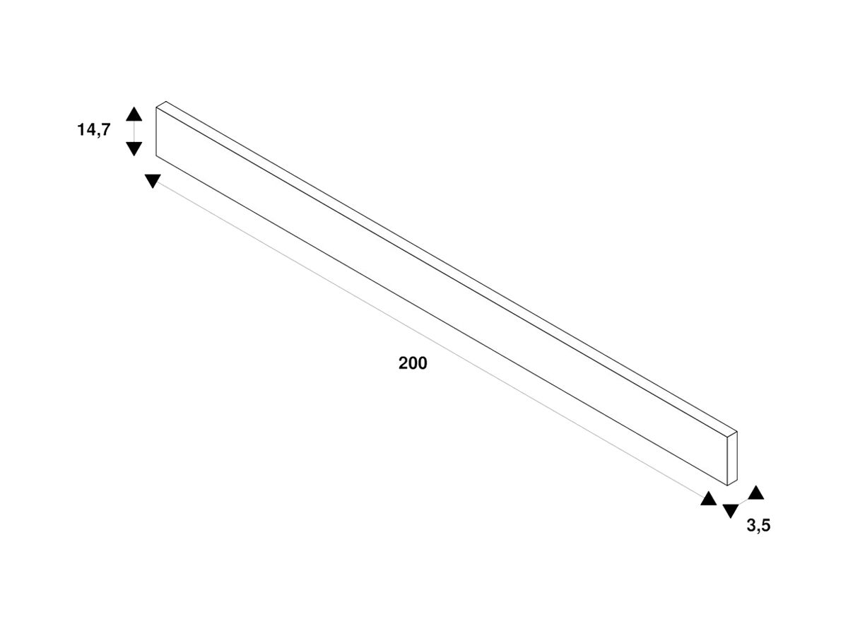 Leuchten-Set SLV PURI 2.0 GU10 1×6W DIM AD1PH schwarz 3 Stk