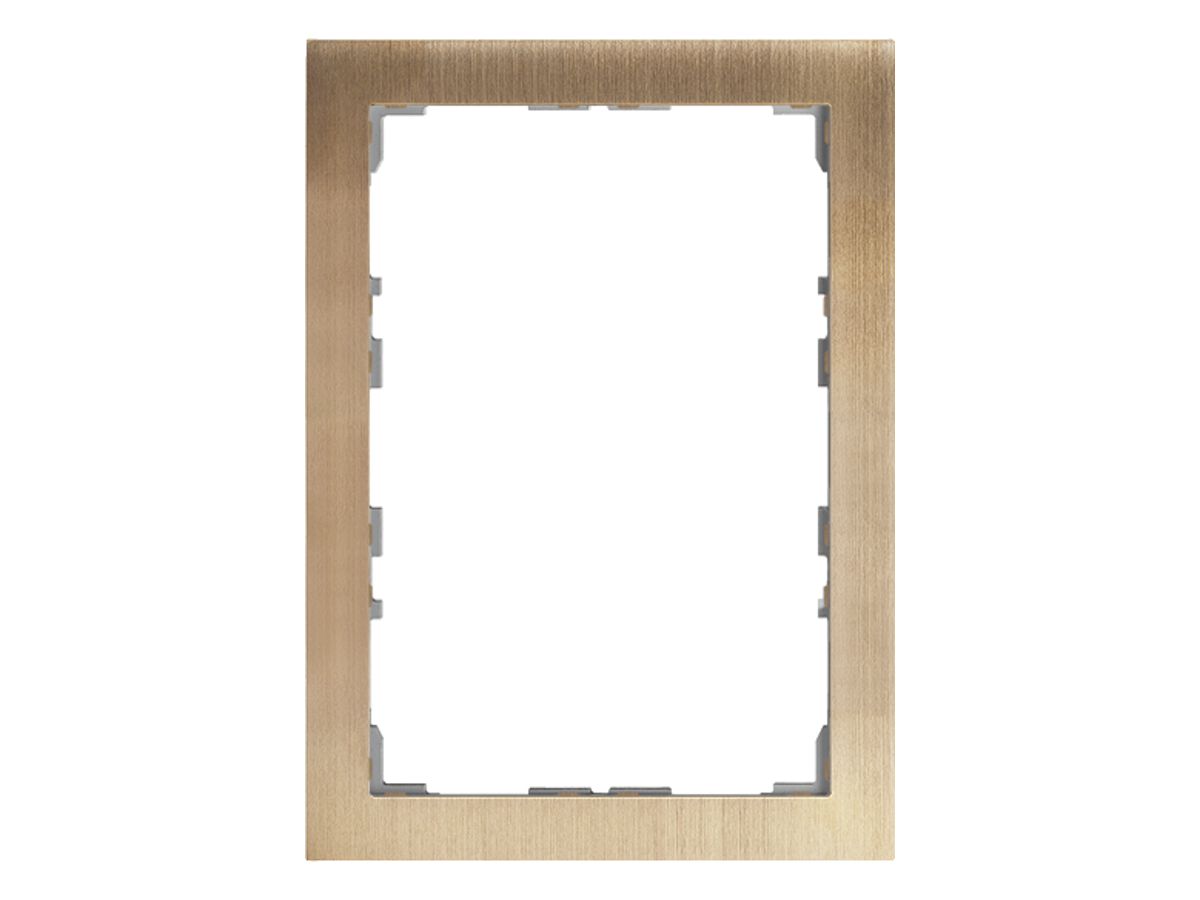 Abdeckrahmen 3×2 Touchpanel II KNX Prestige messing ges