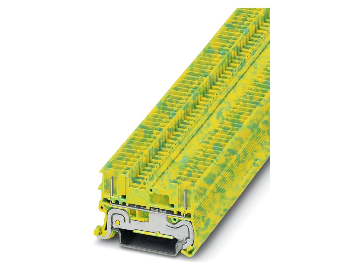 Schutzleiterklemme 0.14…1.5mm² Push-in-Anschluss grün/gelb PT 1.5/S/2P-PE