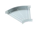 Bogen BET RB 45° 60×500mm Stahl bandverzinkt