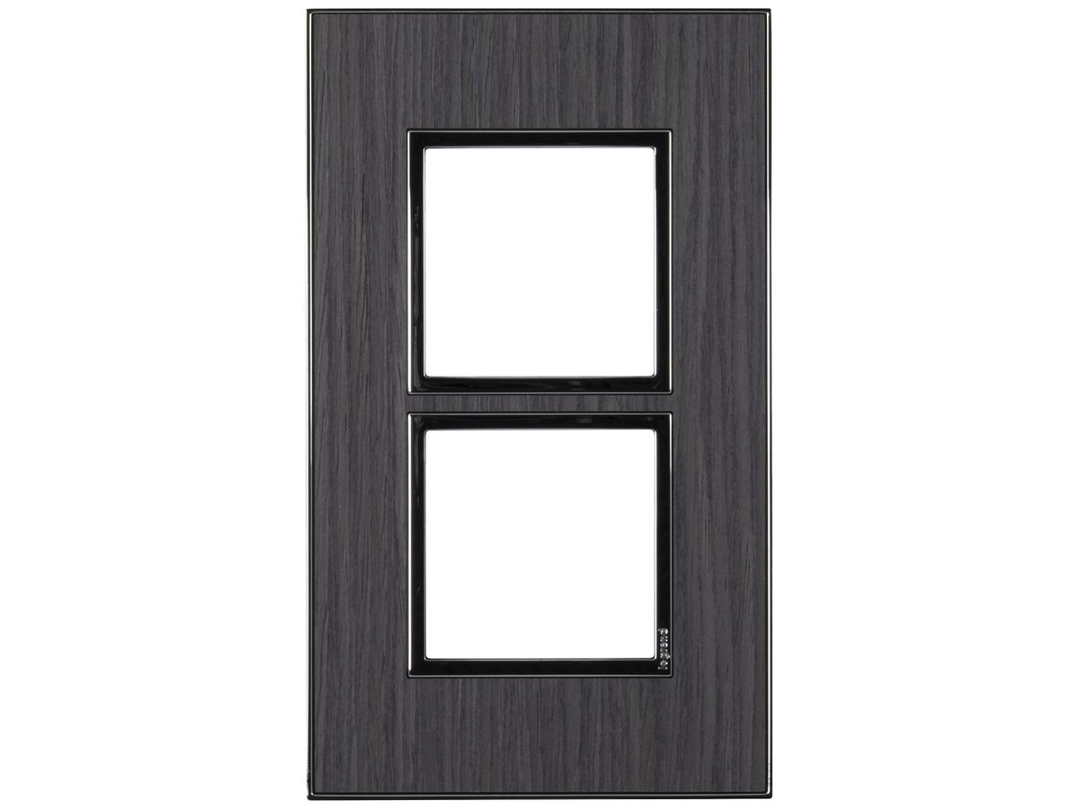 UP-Kopfzeile Legrand Arteor 2×1 vertikal 92×157mm Grey Oak