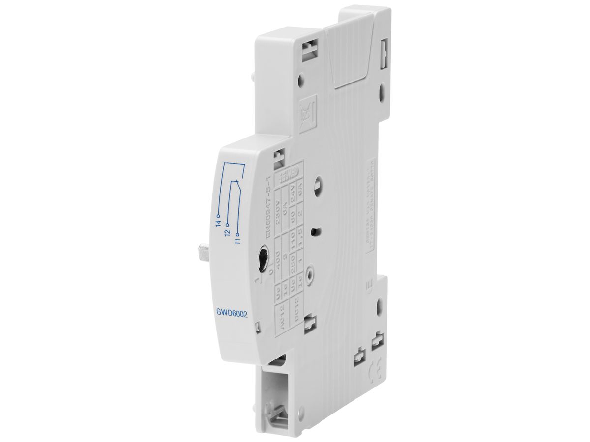 Hilfsschalter Gewiss 90 AM 6A 230V 1CO 0.5TE