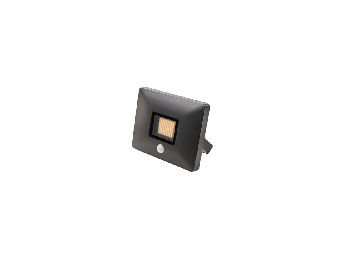 LED-Strahler SG Flom Maxi PIR 42W 4640lm 830 IP65 100° 201×161mm anthrazit