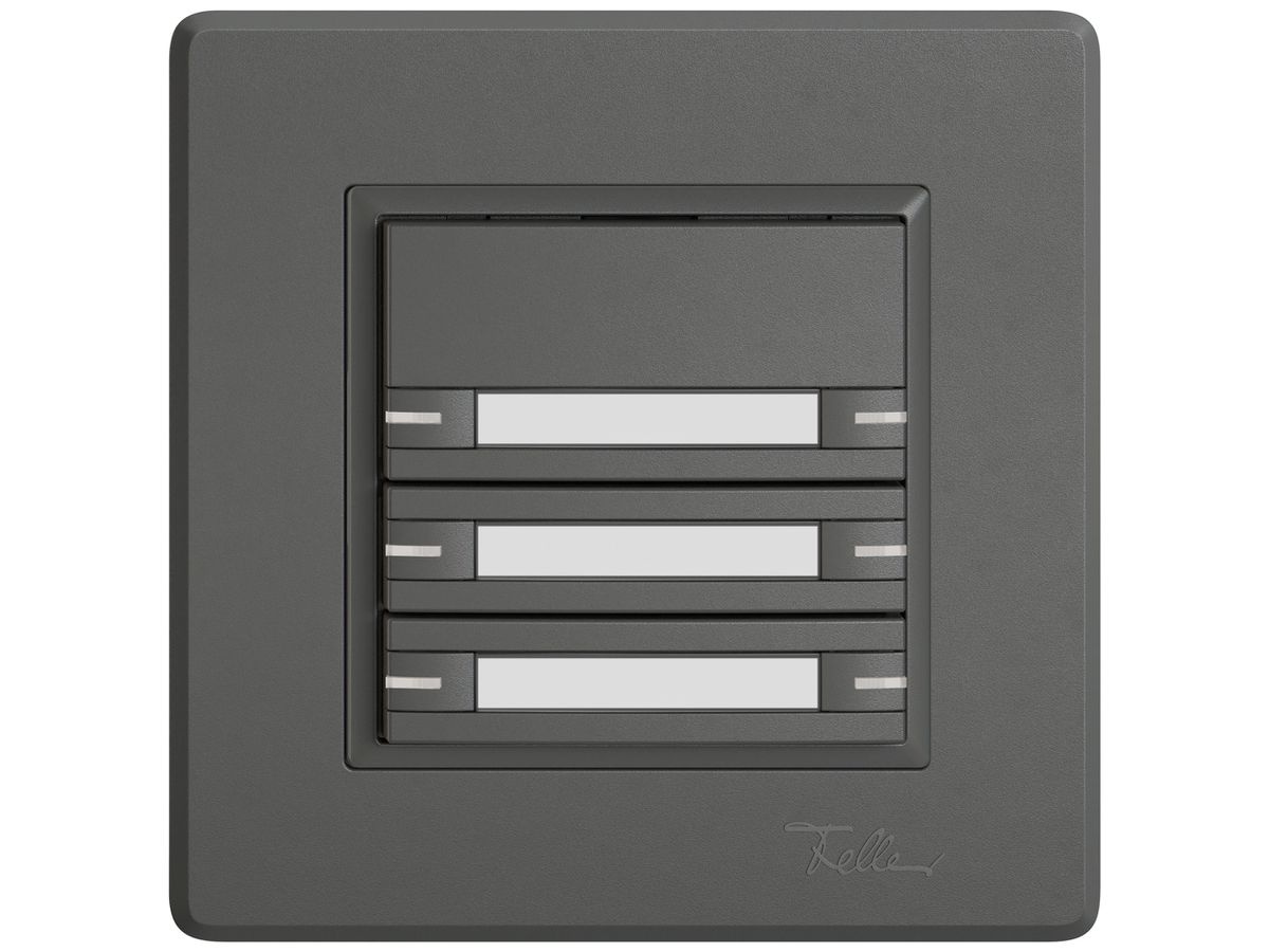 UP-KNX-Taster RGB EDIZIO.liv SNAPFIX® Temperaturfüh.RGB-LED Pap.6×T 1-Tbed.dgu