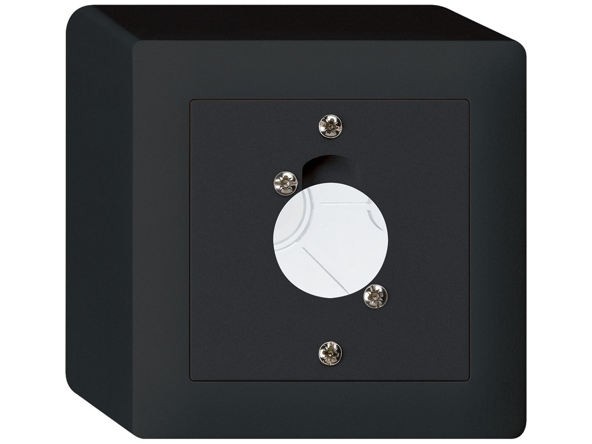 AP-Montageset für 1 XLR schwarz kallysto