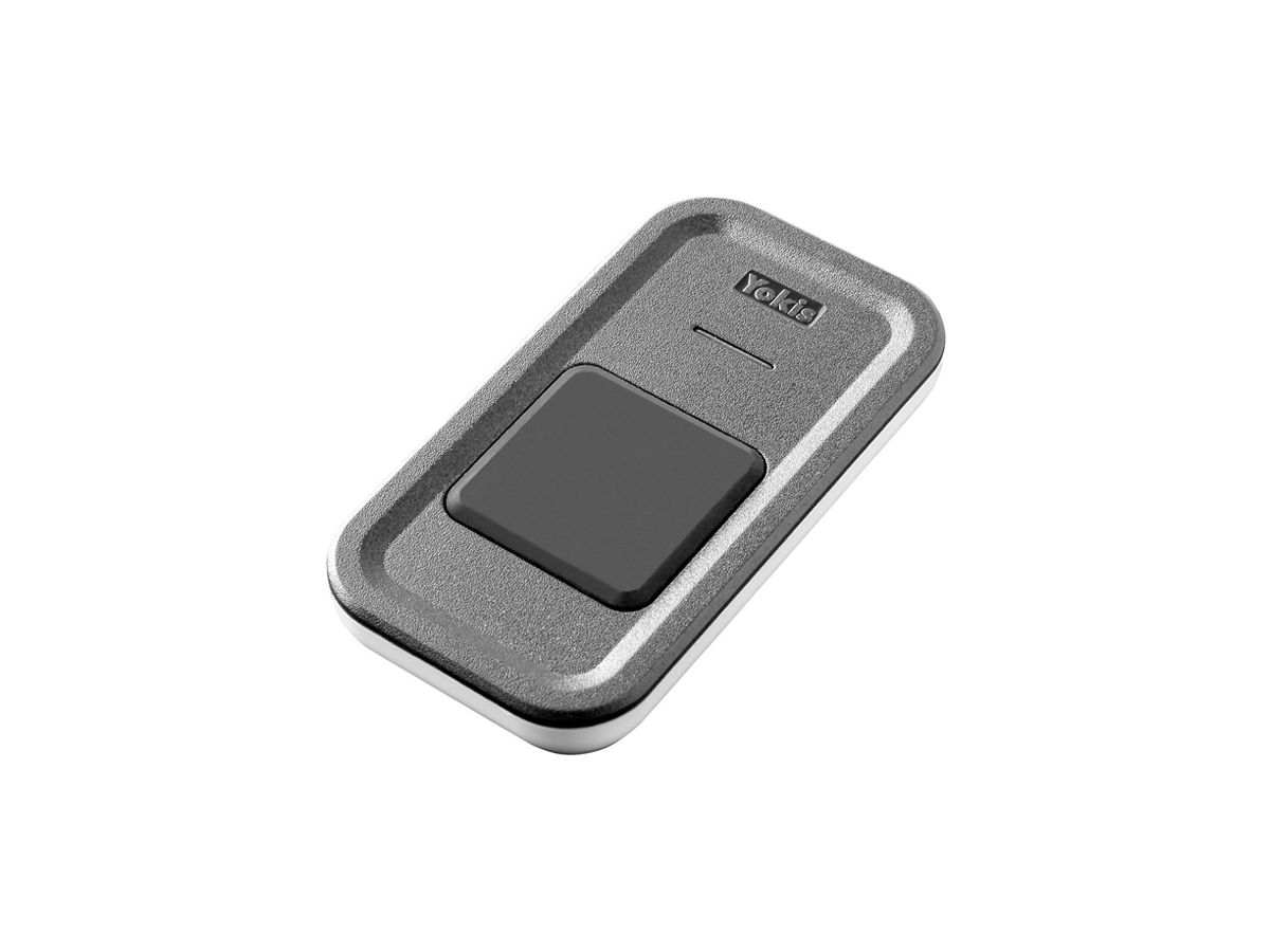 RF-Handsender YOKIS TLC1TP 1 Taste 2.4GHz grau