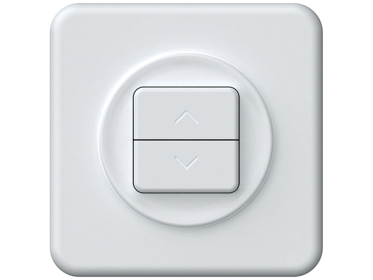 UP-Storentaster origin 1P 2×Tasten 92×92mm weiss