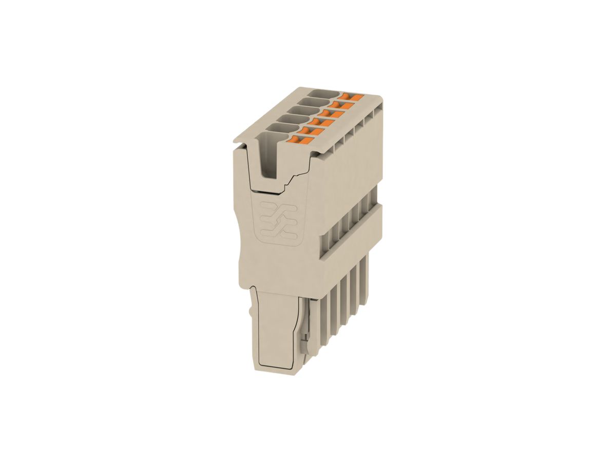 Stecker Weidmüller APG 2.5mm² 6L beige