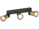 Spot SLV PURI 2.0 Cone CW GU10 3×6W DIM 258×42×138mm schwarz/gold