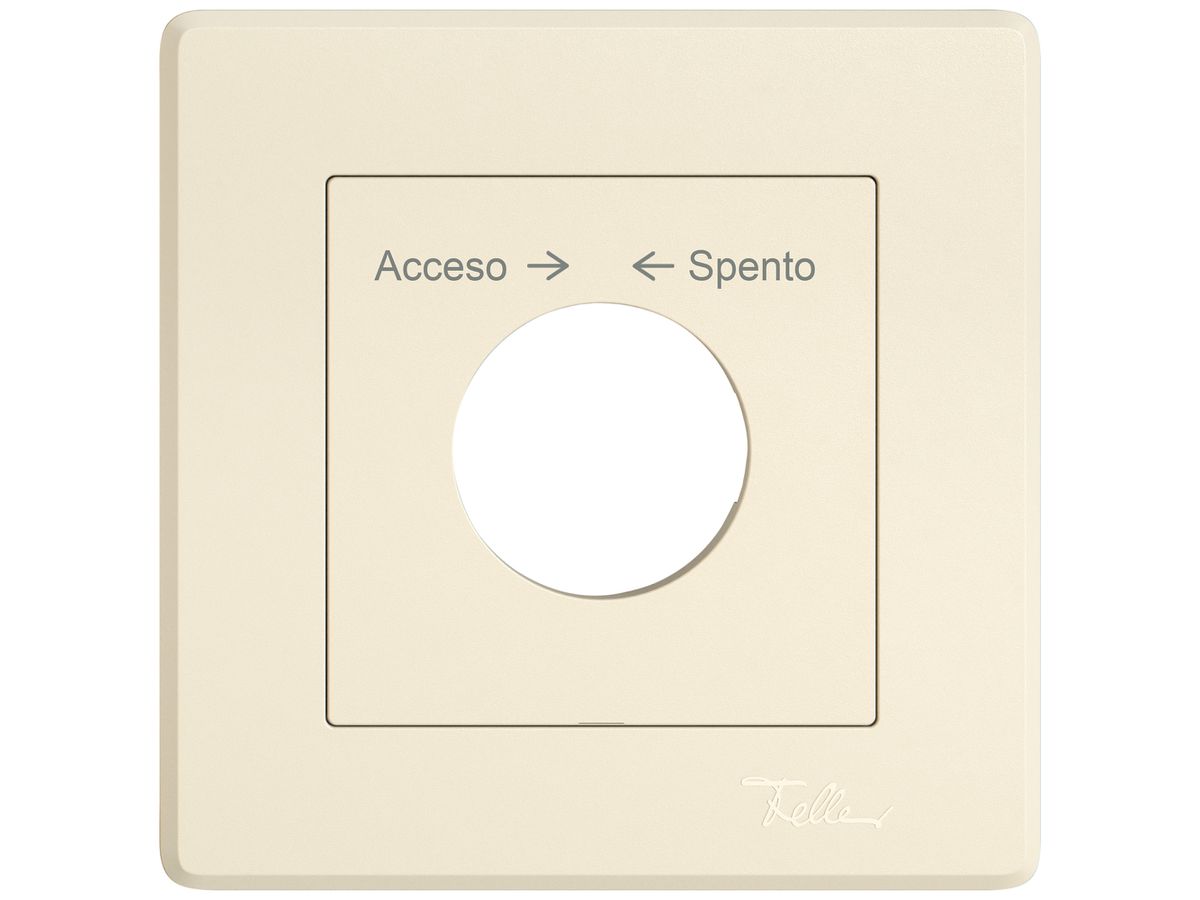 UP-Montageset EDIZIO.liv SNAPFIX® f.Drehschalter m.Schloss Acceso → ← Spento cr