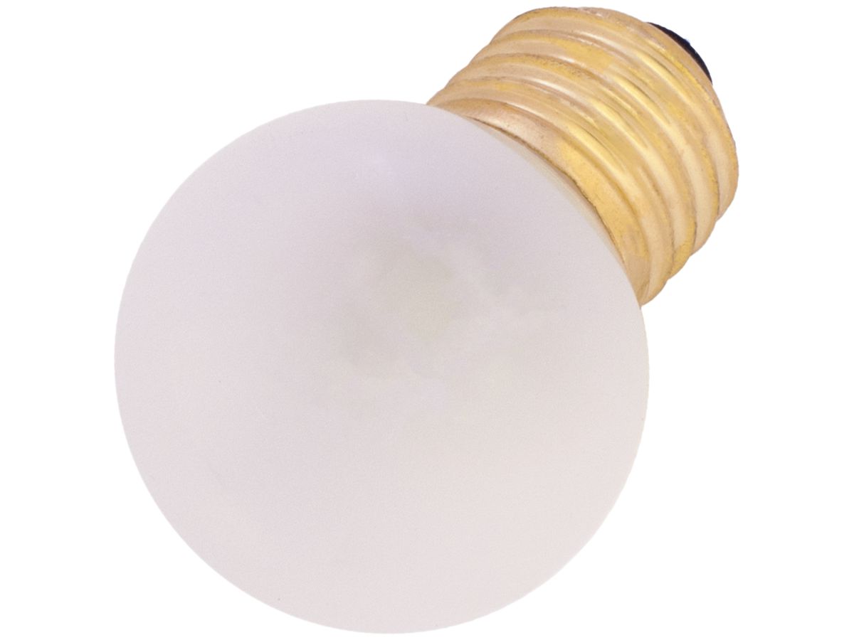 LED-Lampe ELBRO E27, 1W, 230V, 50lm, 2700K, 300°, Ø45, weiss, opal