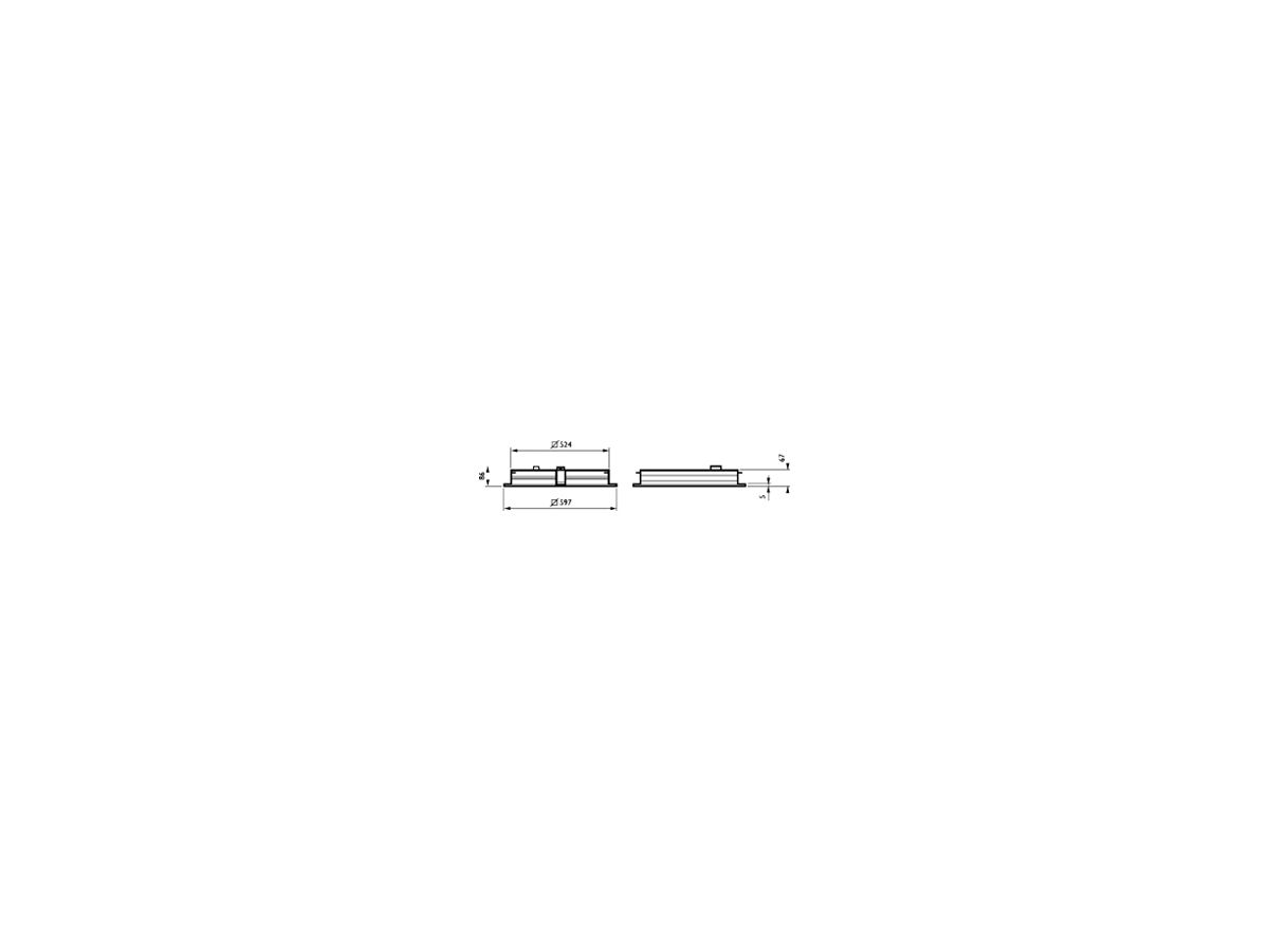 LED-Panelleuchte Philips PowerBalance PIR SEN 64W 7700lm 927…965 DIM 597×597 ws