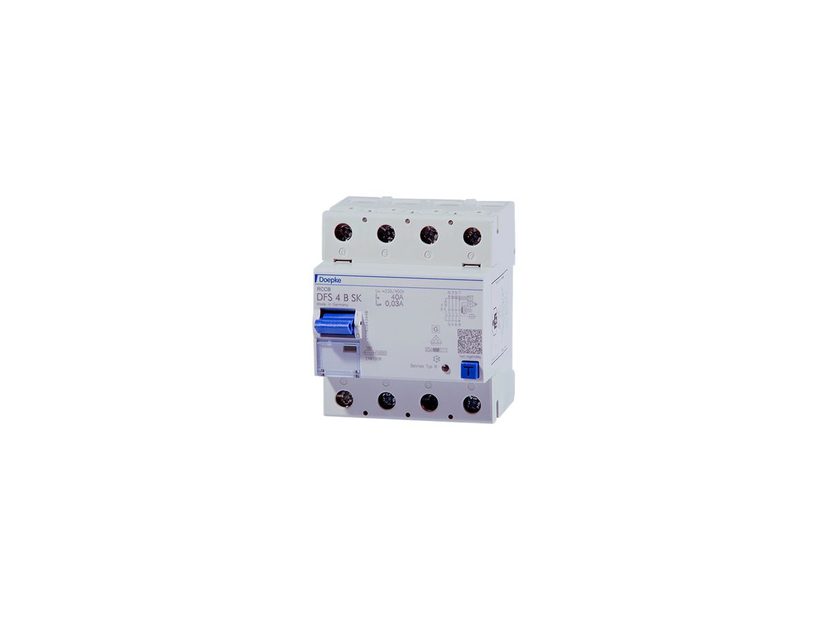 Fehlerstromschutzschalter Doepke 25A 30mA 4L Typ B SK