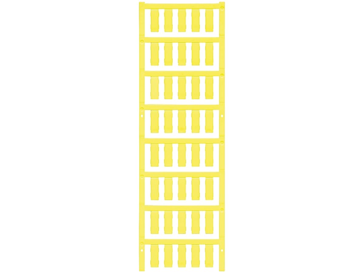 Gerätemarkierer Weidmüller MultiCard ESG steckbar 20×7mm PA66 gelb