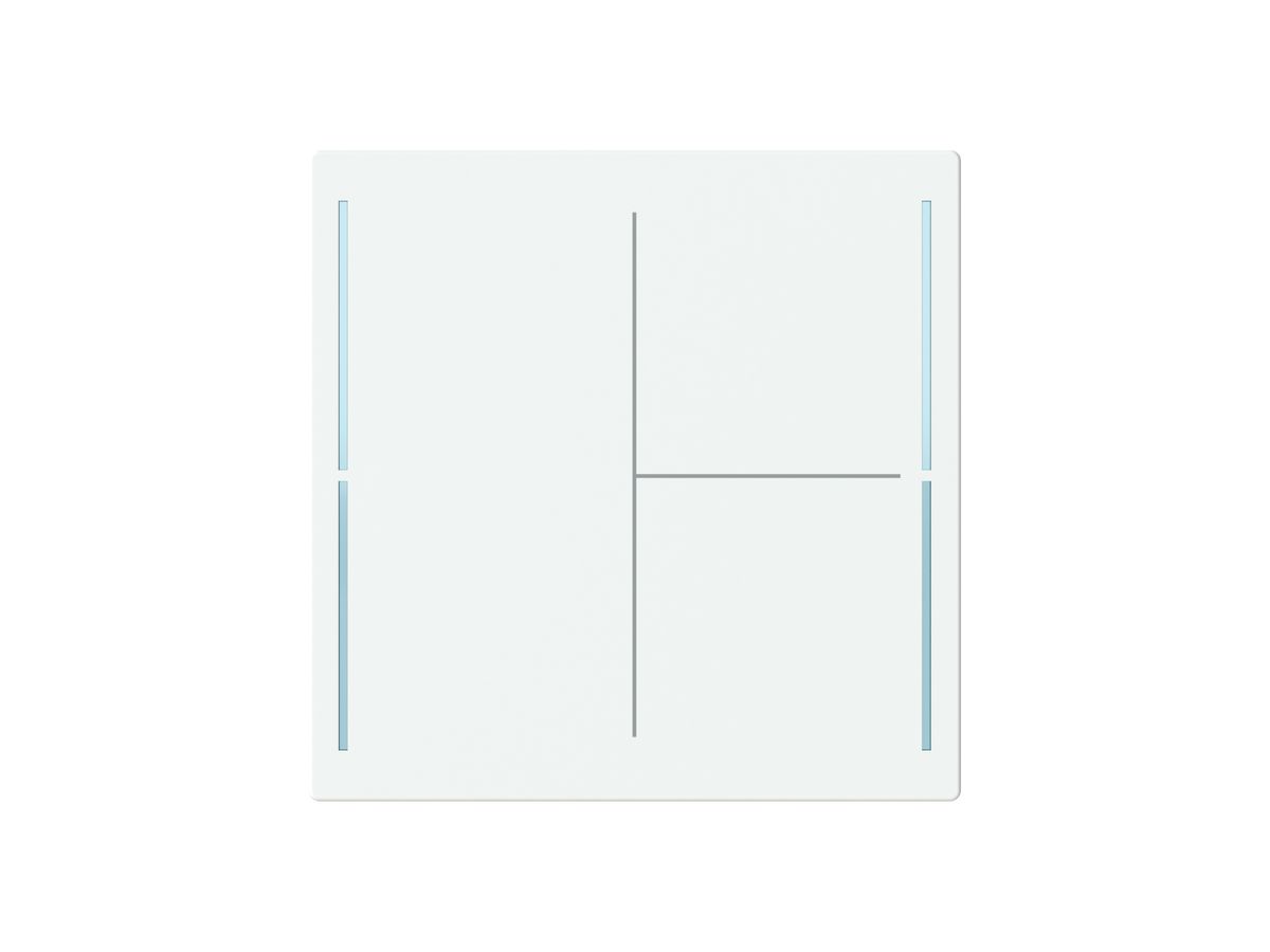 Tasterabdeckung ABB SIDUS touch 3-fach weiss