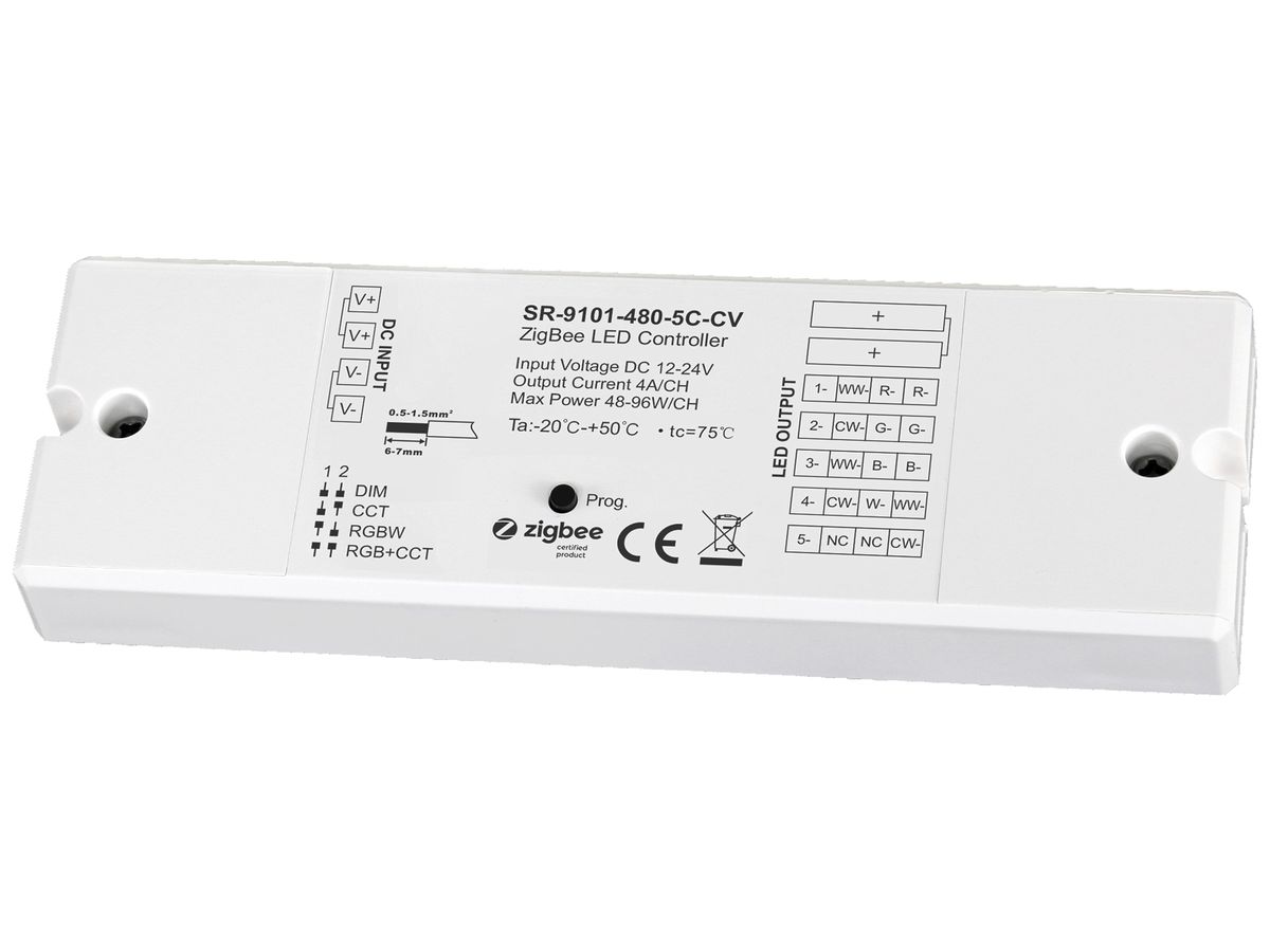 LED-Betriebsgerät SUNRICHER SR-9101 0…480W OUT:12…24V 0…20000mA Zigbee