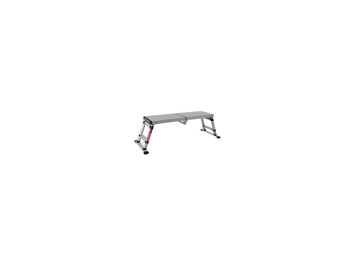 Plattformleiter TELESTEPS Solid Line Alu 4 Sprossen 880mm max.150kg