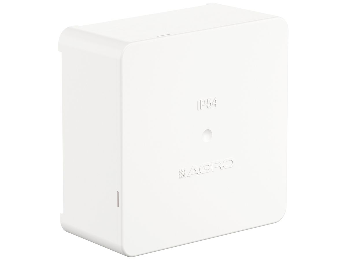 AP-Abzweigdose AGRO IP54 leer weiss 80×80×35mm