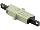 LWL-Kupplung ROLINE Multimode E2000/E2000-compact Flansch beige