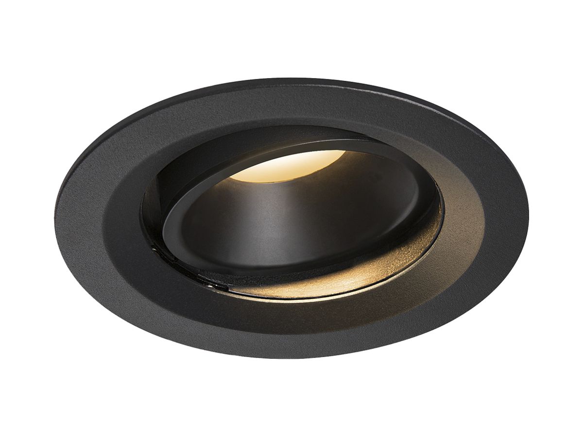 LED-Downlight SLV NUMINOS MOVE M 17.5W 1460lm 2700K 20° DIM Ø135×81mm sz/sz