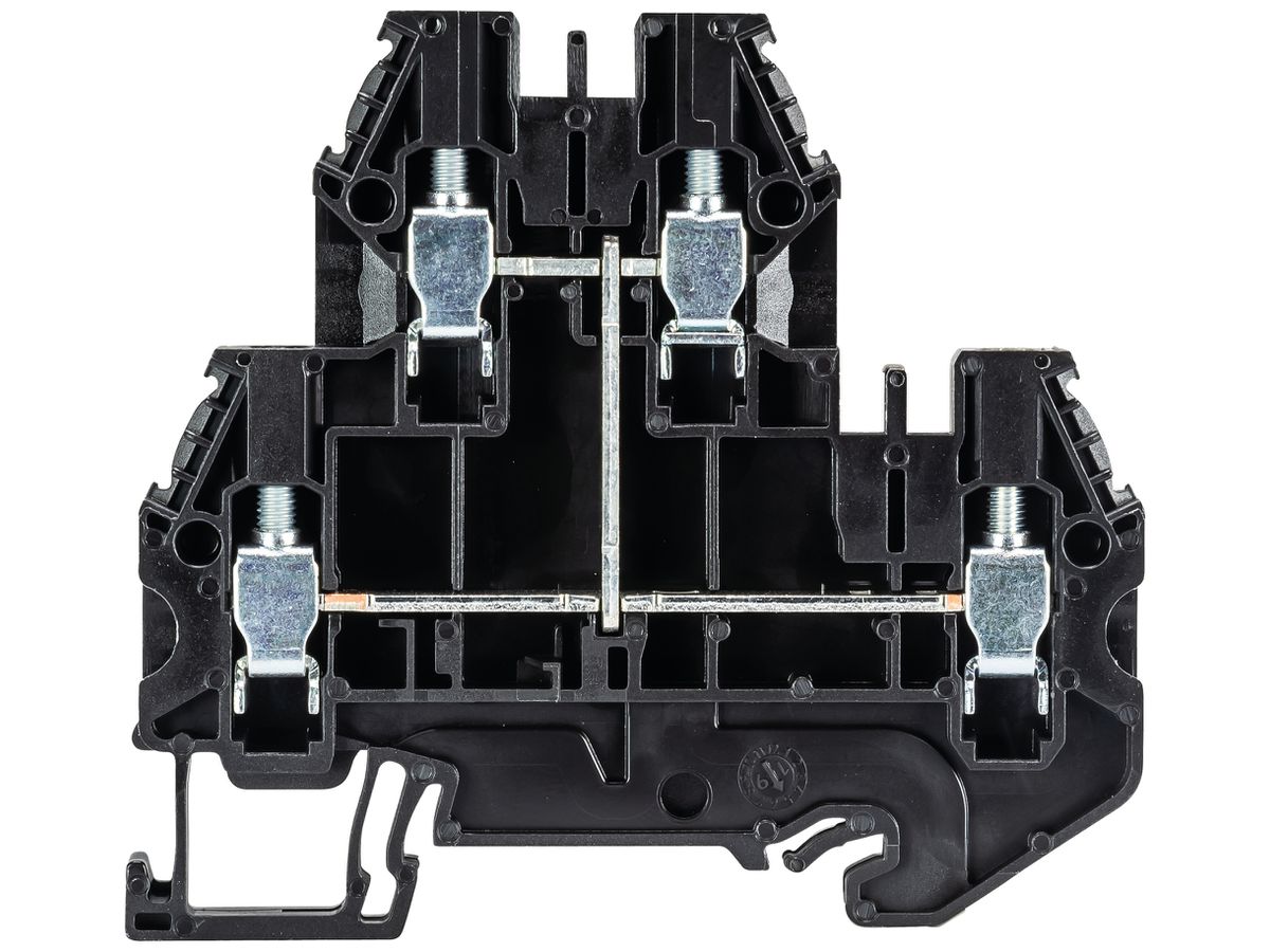 Durchgangs-Reihenklemme Wieland WT 4 E VB 0.14…6mm² 32A 800V schwarz
