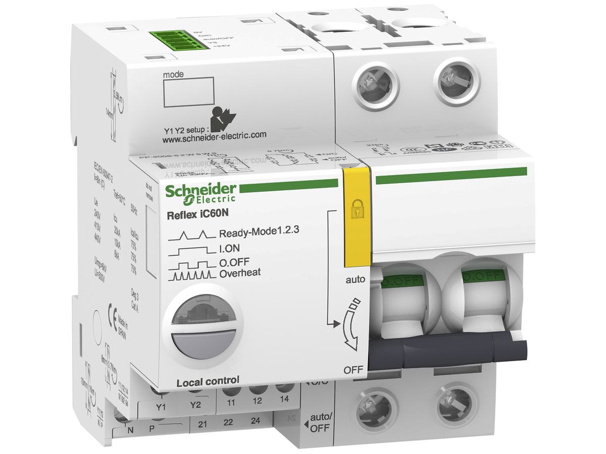 Fernschalter LS Schneider Electric 2L (B) 25A iC60 N mit Ti24