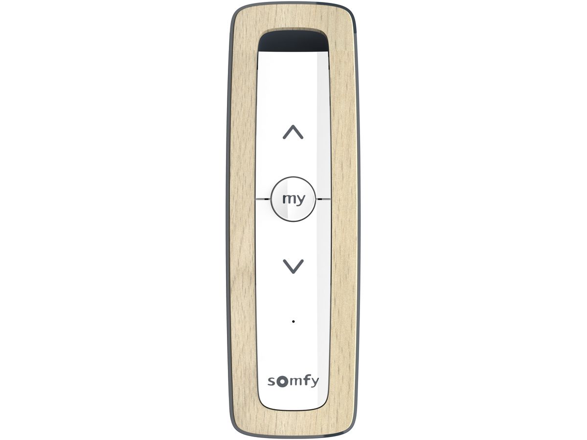 RF-Handsender Somfy SITUO 1 RTS Natural II, 1-Kanal, Holzoptik