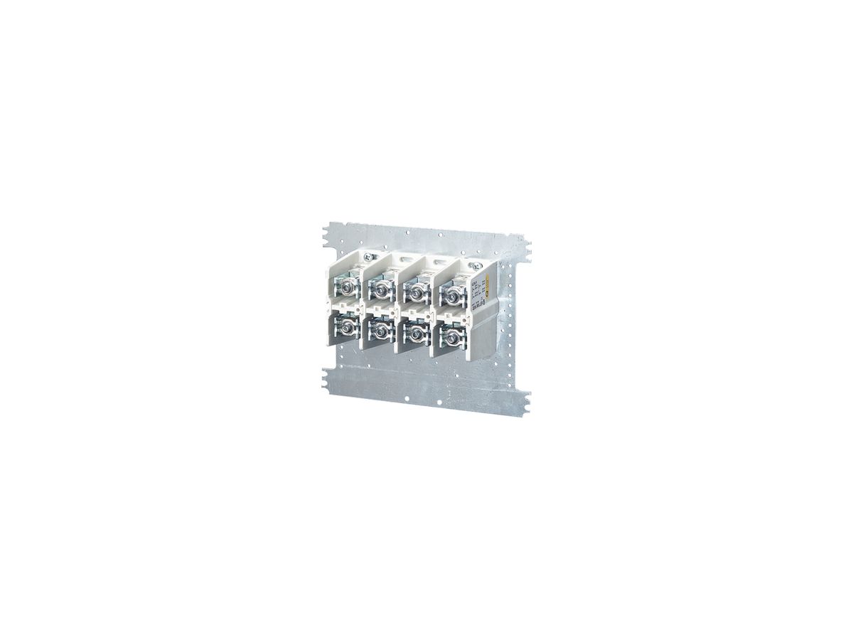 Einspeisungsklemme Hensel Mi VE 240 4-polig 25…240mm², auf Einbauplatte