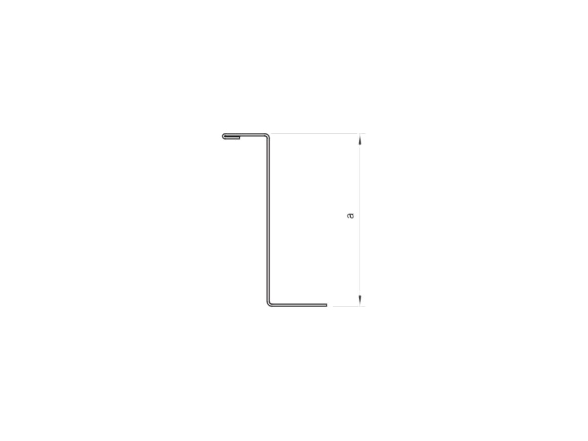 Trennwand Bettermann zu Installationskanal WDK 55×2000mm verzinkt