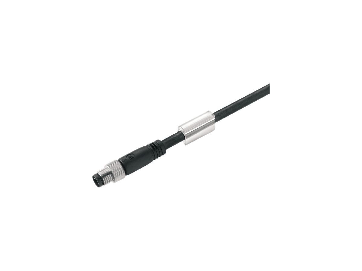 Kabel Weidmüller SAIL offen/M8 3L 1.5m Stift gerade PUR schwarz