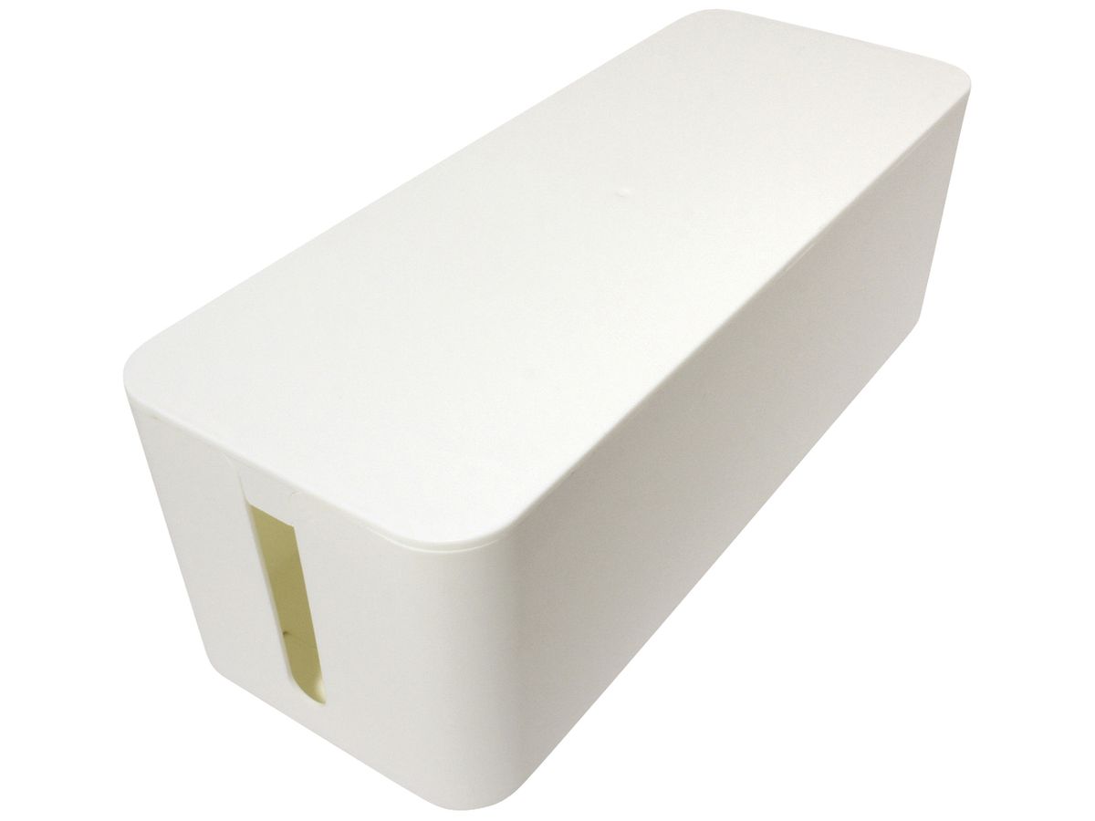 Kabelschutz-Box VALUE, 407×157×134mm, Kunststoff weiss