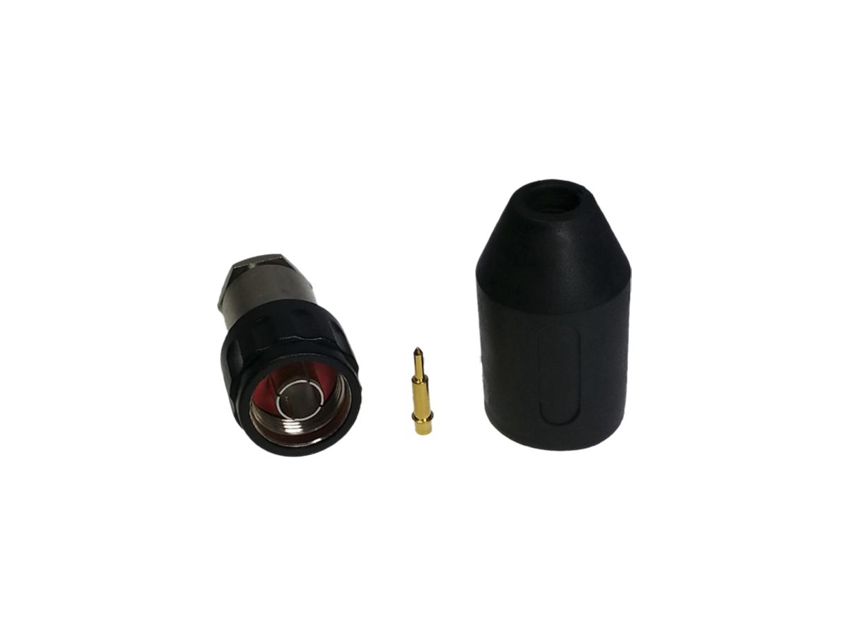 N-Stecker lötbar isoliert 50 Ohm