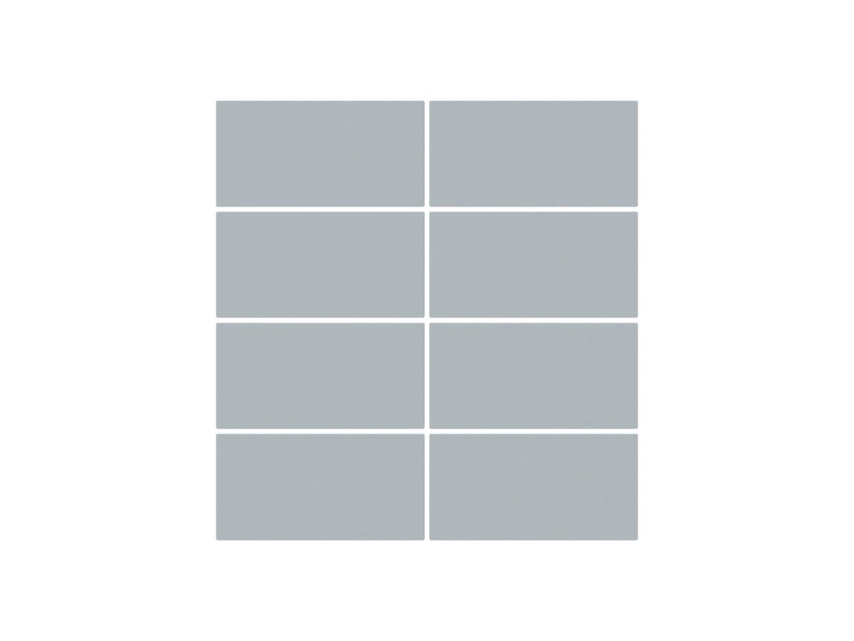 Frontset KAL 8×Tasten 8×Betätigungspunkte grau