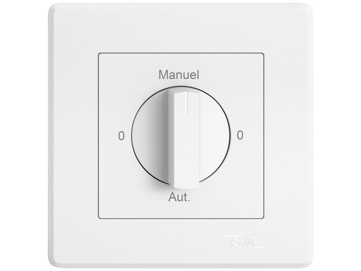 UP-Montageset EDIZIO.liv SNAPFIX® f.Drehschalter m.Griff 0-Man-0-Auto (F) ws