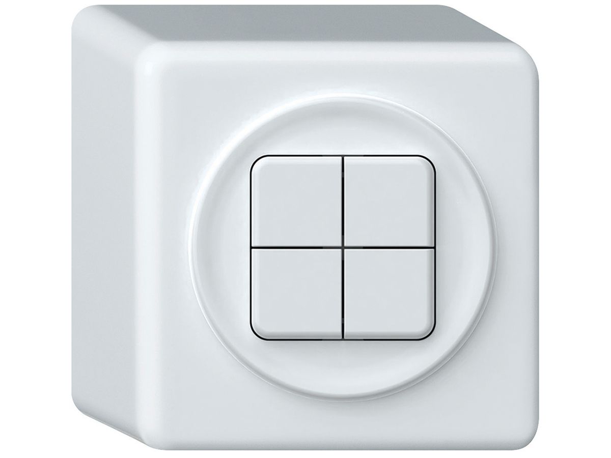 AP-Taster KNX origin 4×Tasten weiss