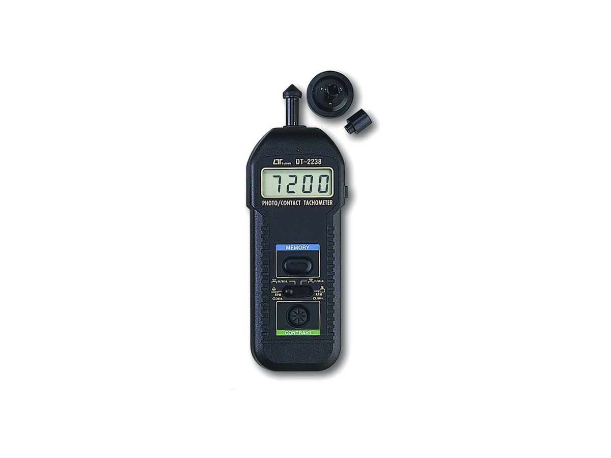 Digital-Drehzahlmesser ELBRO DT2238, Photo-/Kontakt-Tachometer