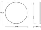 LED-Deckenleuchte Steinel RS PRO A10 HF 10.7W 1172lm 4000K IP54 DIM weiss