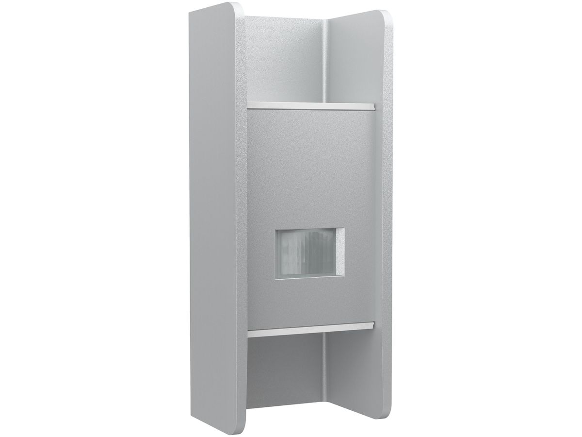 LED-Wandleuchte Steinel L 920 Master PIR 10W 516lm 3000K IP44 silber