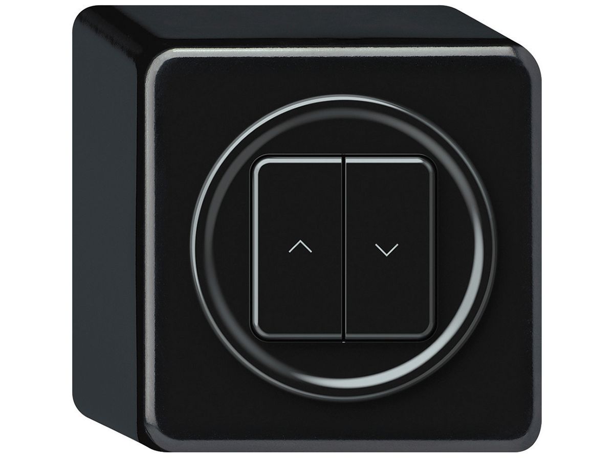 AP-Jalousieaktor KNX origin 2×Tasten schwarz