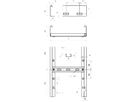 Kabelpritsche Bettermann gelocht 60×400×3000mm tauchfeuezverz.