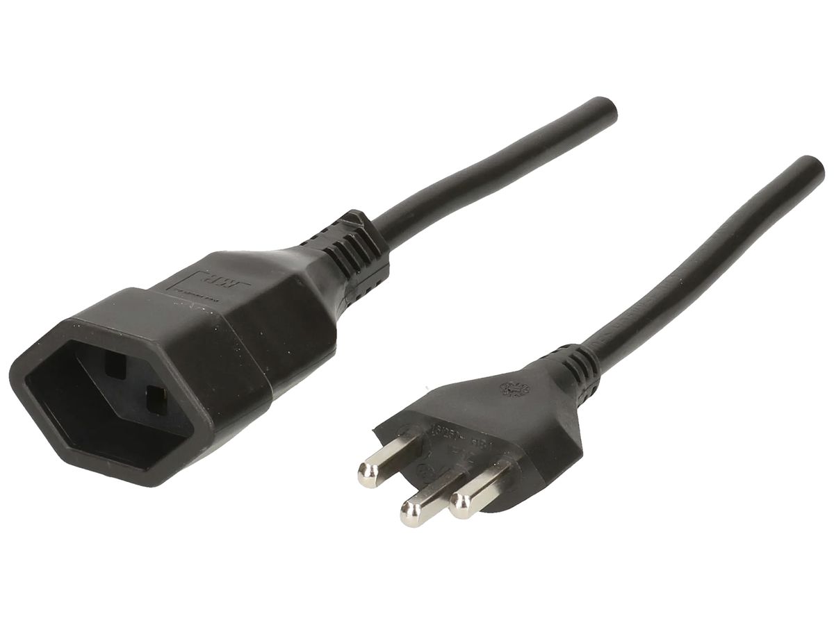 Verlängerung MH T23/T23 10m Td 3×1.5mm² schwarz