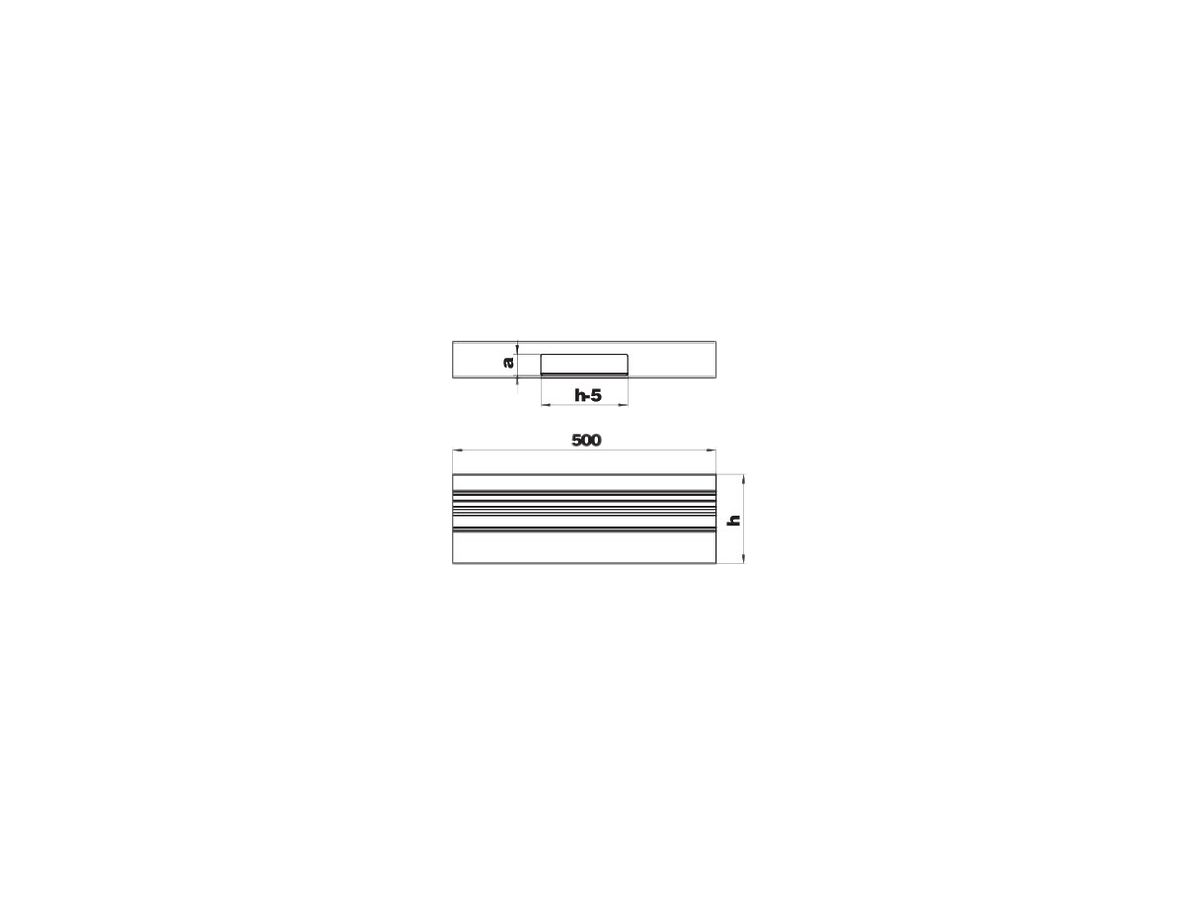 T-Stück Bettermann GEK-A 70×170mm reinweiss