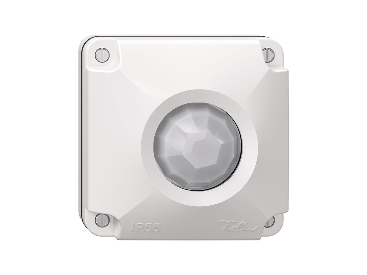 NUP-Bewegungsmelder NEVO pirios 360 DALI-Dimmer 10 A, 230 V AC, eckig, weiss