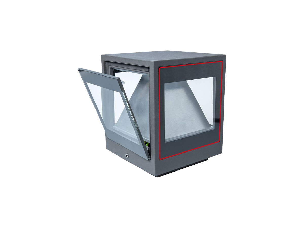 Diffusor DOTLUX WAY Glas 110×104×11mm klar