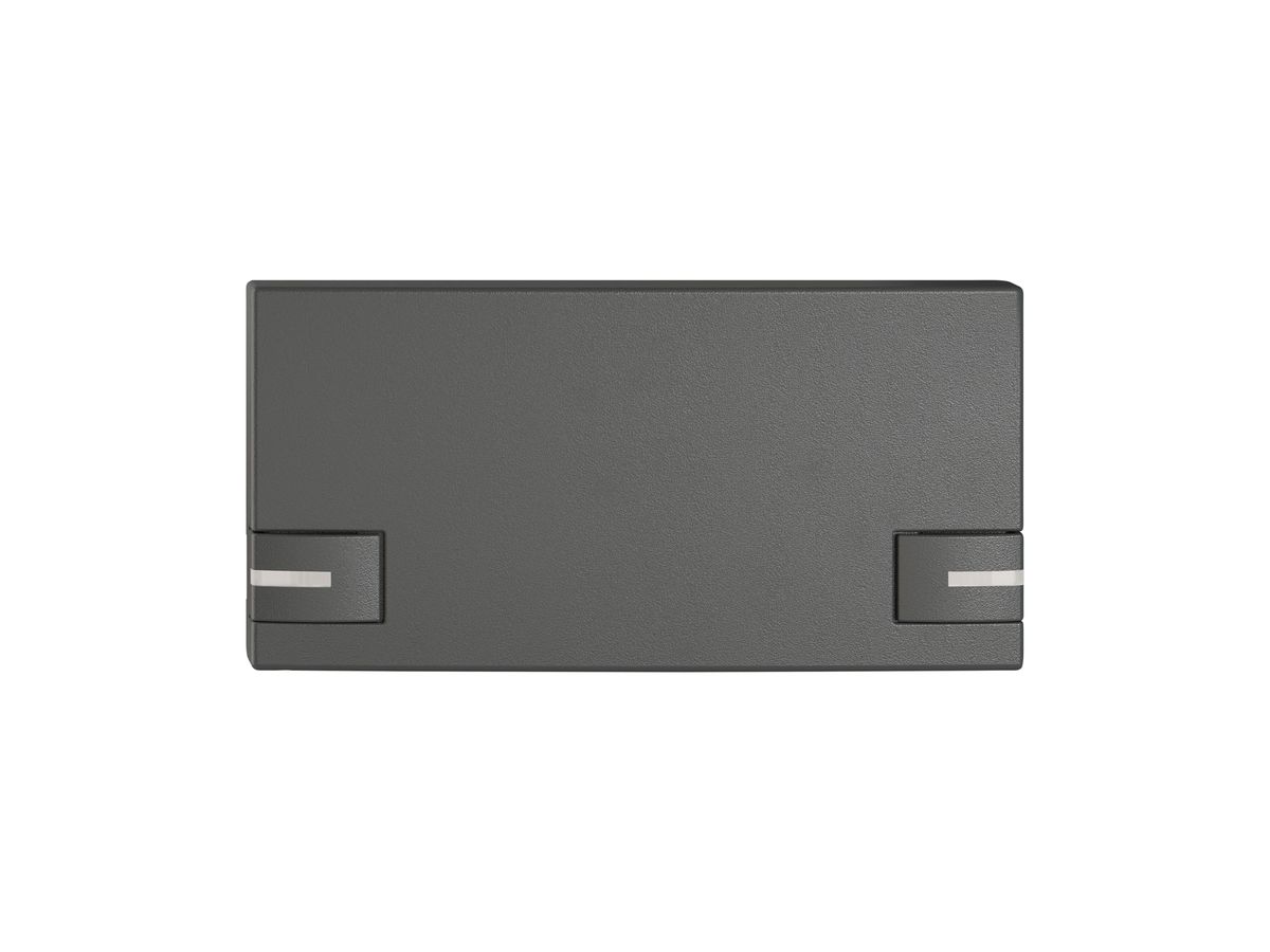 Taste 1/2 EDIZIO.liv SNAPFIX® f.KNX-&UNI m.LED 2-Tastenbed.dgu