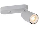 Spot SLV PURI 2.0 Tube CW GU10 1×6W DIM Ø55×150×87mm grau